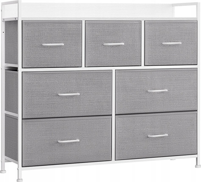 Изображение Komoda, szafka sypialniana, 7 materiaowych szuflad z