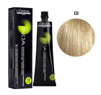 Attēls no L´Oréal Professionnel Inoa Color 10 Профессиональная краска для волос 60 g