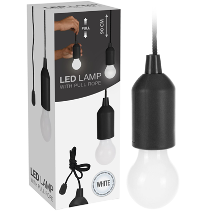 Picture of Lampa ar slēdzi melna