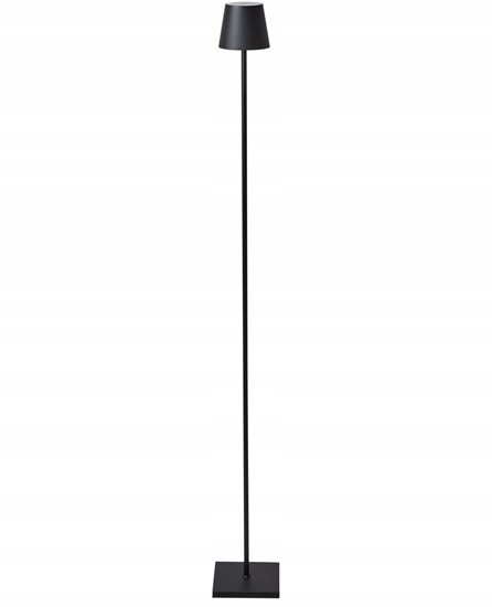 Picture of Lampa podogowa Beliani Bezprzewodowa lampa podogowa LED GAVARRESA Metal Czarny