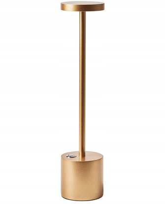 Picture of Lampa stoowa Beliani Bezprzewodowa lampa stoowa LED LIZANDRO Ze ciemniaczem Metal Zoty
