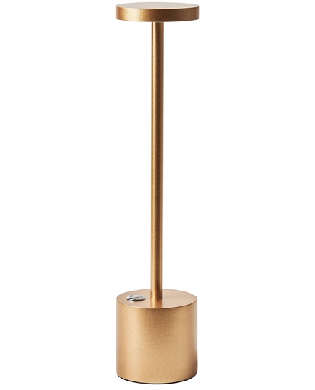 Picture of Lampa stoowa Beliani Bezprzewodowa lampa stoowa LED LIZANDRO Ze ciemniaczem Metal Zoty
