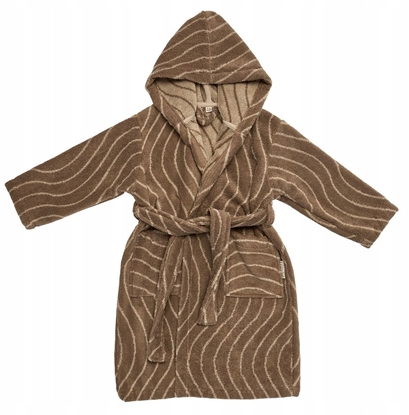 Picture of Leander Badekåbe str. 5-6 år Woodland bomuld - Mocca