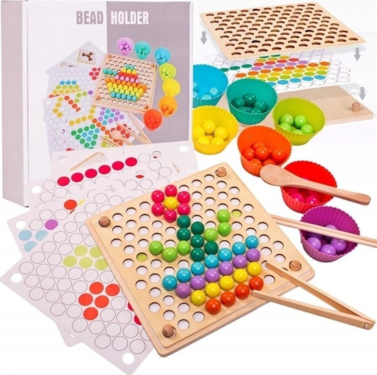 Picture of LearnHow Gra drewniana - ukadanka Mozaika