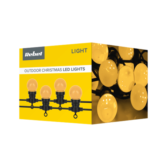 Picture of LED gaismas virtene | 6m | 10 spuldzes | 6W | IP44