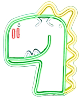 Picture of Led lampa SBS Dino Roar On Neon effect