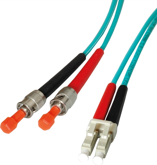 Picture of Leoni LWL-Kabel duplex 50/125µm OM3, Suhner LC/ST, 20 m