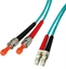 Attēls no Leoni LWL-Kabel duplex 50/125µm OM3, Suhner LC/ST, 20 m