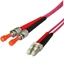 Attēls no Leoni LWL-Kabel duplex 50/125µm OM4, Suhner LC/ST, 20 m