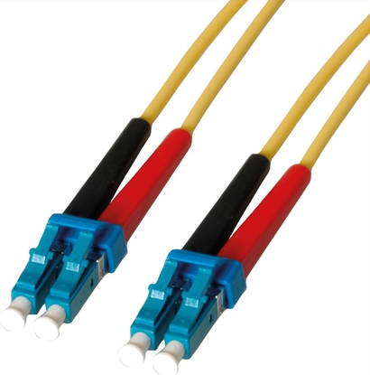 Picture of Leoni LWL-Kabel duplex 9/125µm, Suhner LC/LC, 20 m