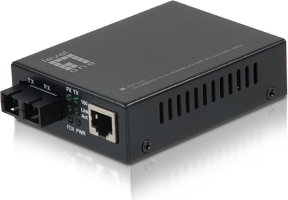 Picture of Level One LevelOne FVT-2401 tīlkla mediju pārveidotājs 100 Mbit/s 1310 nm Viens režīms Melns