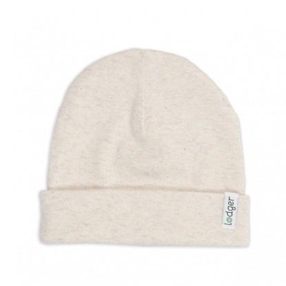 Изображение Lodger Beanie Melange brnu cepurte  Birch  0-6 mn. BEM 093_0-6 BEM 093_0-6 (8719033419407)
