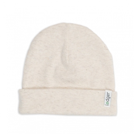 Изображение Lodger Beanie Melange brnu cepurte  Birch  0-6 mn. BEM 093_0-6 BEM 093_0-6 (8719033419407)