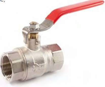 Изображение Lodveida krāns i-i 1½" 20bar ar nerūsējošu 