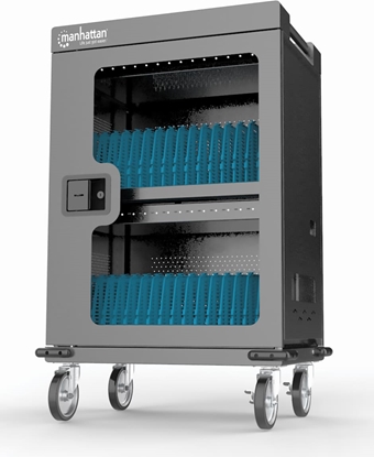 Изображение Manhattan 102353 portatīvo ierīču vadības ratiņi un skapis Portatīvās ierīces pārvaldības ratiņi Pelēks