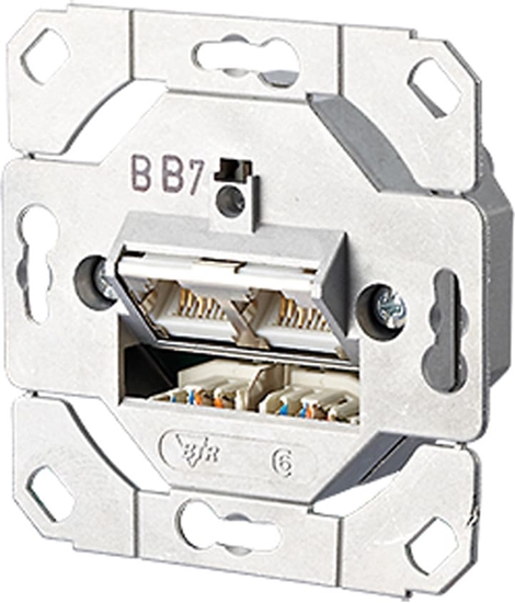 Picture of Metz Connect E-DAT C6 Anschlussdose UP0 zweifach