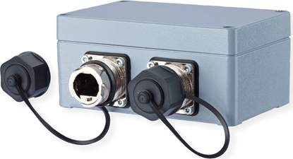 Picture of Metz Connect E-DAT Industry IP67 V1 2 Port Metall Aufputzgehäuse