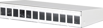 Picture of Metz Connect Keystone AP-Gehäuse 12 Port reinweiß RAL9010