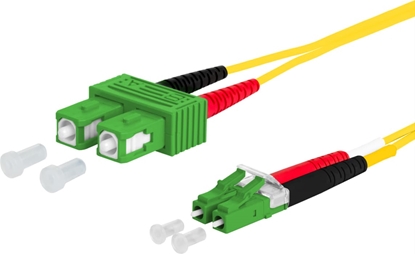 Picture of Metz Connect OpDAT patch cord, SC-D APC/LC-D APC OS2, 1 m