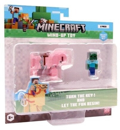 Picture of MINECRAFT S2 3D WIND-UP TOY - BABY ZOMBIE & PIG