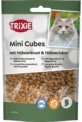 Attēls no Lucky Lou Mini Cubes przysmak dla kota pier i wtróbka z kurczaka 50g