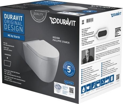 Attēls no Miska WC Duravit ME by Starck Rimless wiszca (45290900A1)