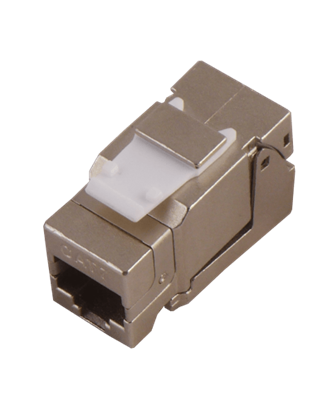 Изображение Modulārs CAT7 Keystone modulis Ligzda| 90° kontakti | CAT6A/CAT6/CAT5E | Bezinstrumenta montāžai