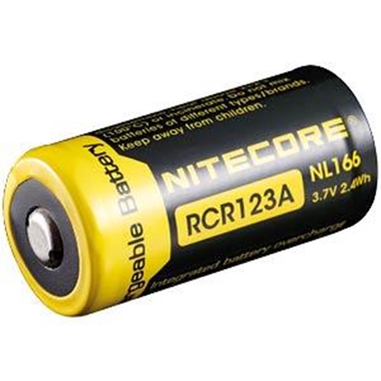 Picture of Nitecore Battery RCR123 650 mAh Rechargable