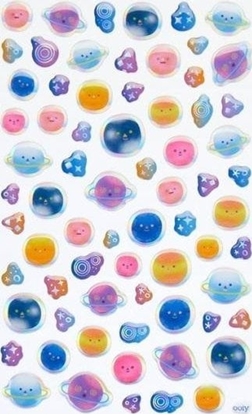 Picture of Ooly Mini Naklejki Itsy Bitsy Planety