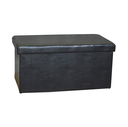 Attēls no OTTOMAN XYF634B BLACK 76.5X40.5X40.5