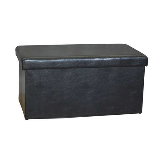 Picture of OTTOMAN XYF634B BLACK 76.5X40.5X40.5