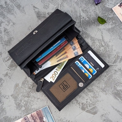 Picture of Paolo Peruzzi Portfel damski skórzany vintage T-44-BL