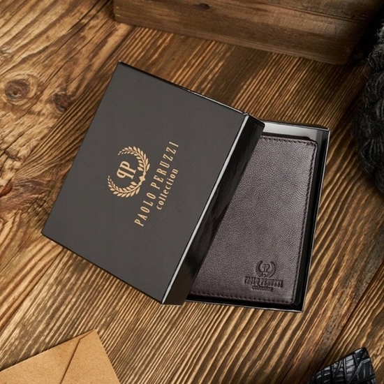 Picture of Paolo Peruzzi Portfel mski skórzany z RFID IN-29-BR