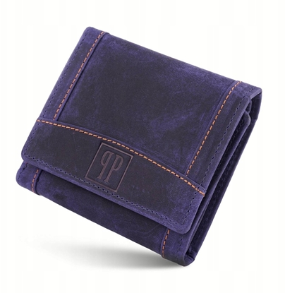 Attēls no Paolo Peruzzi Vintage portfel damski ze skóry RFID T-70-PU