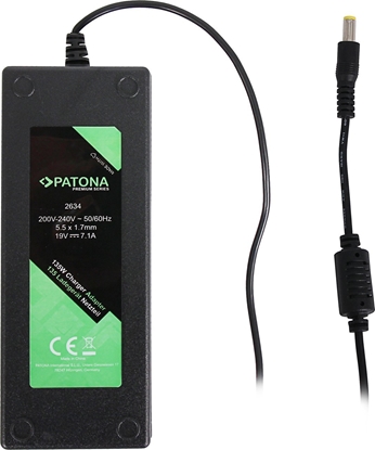 Attēls no PATONA 2634 adowarka do urzdze przenonych Laptop Czarny Prd przemienny Wewntrzna