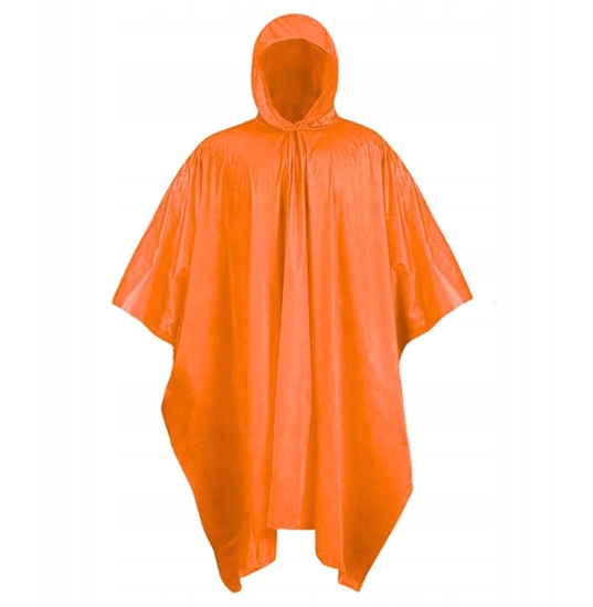 Изображение Peleryna przeciwdeszczowa z kapturem pomaraczowa
