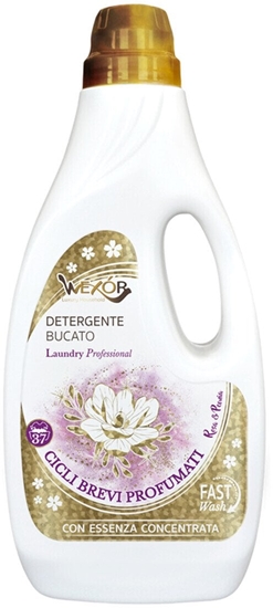 Picture of Pyn do pukania Wexor Zmikczacz el perfumowany do prania Rosa i Peonia 1500ml