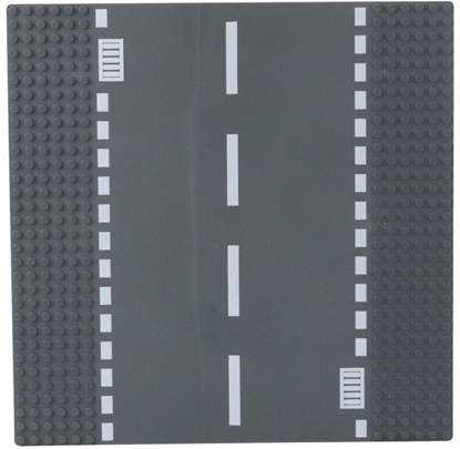 Picture of Pyta Plansza Konstrukcyjna Do Klocków Droga Z Kanalizacj 26x26 cm LEAN TOYS