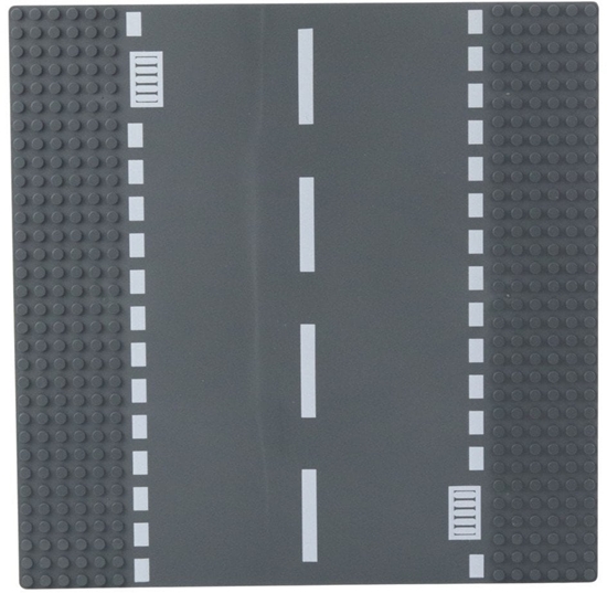 Picture of Pyta Plansza Konstrukcyjna Do Klocków Droga Z Kanalizacj 26x26 cm LEAN TOYS