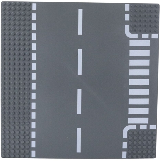 Picture of Pyta Plansza Konstrukcyjna Do Klocków Droga Z Przejciem 26x26 cm