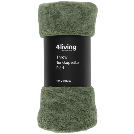 Picture of Pleds Gert 125x150cm tumši zaļš