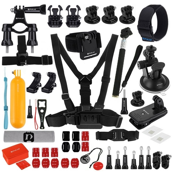 Picture of Puller Accessories Puluz Ultimate Combo Kits for sports cameras PKT16 53 in 1