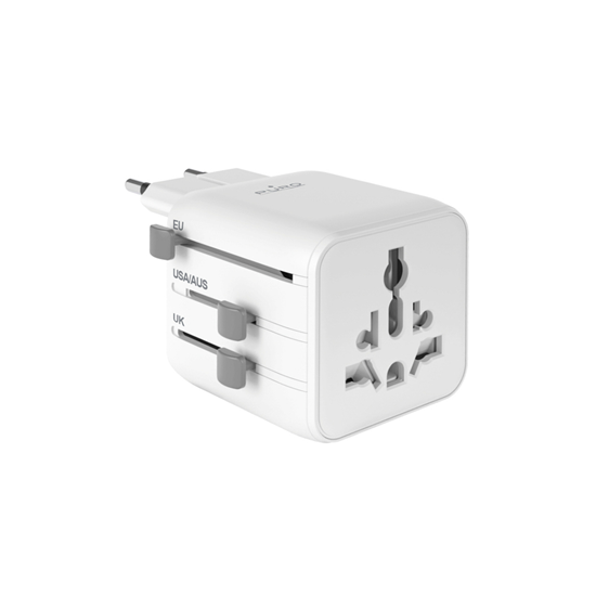 Picture of Puro Universal Travel Adapter - White