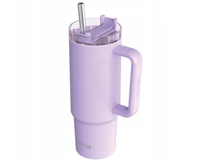 Attēls no Quokka Stream - Kubek termiczny ze stali nierdzewnej 950 ml ze somk (Purple)