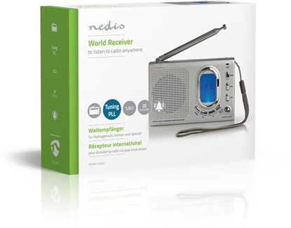 Picture of Radio Nedis Radio RDWR1000GY AM/FM/SW 1.5W Szary