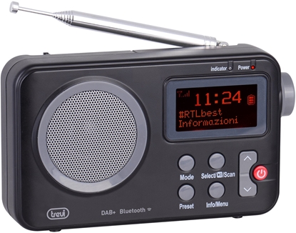 Attēls no Radio Trevi DAB7F8000R BLACK dab dab+ fm bt