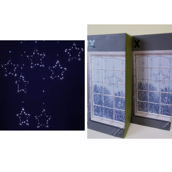 Изображение Retlux RXL 484 Christmas decoration Star hanging 171 LED 1,2x0,85+3m (Damaged packaging)