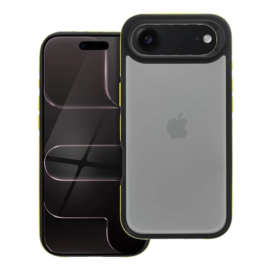 Picture of Riff NEO aizmugurējais maks Apple iPhone Air Black/Yellow