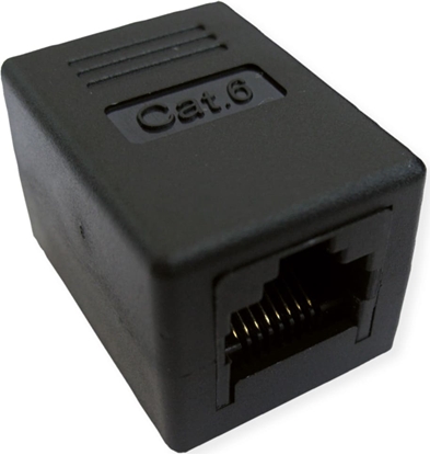 Attēls no RJ45 moduļa uzmavas pagarin. kat.6, neekranēts, melns