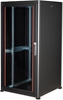 Picture of Roline 19-inch network cabinet Basic 32 U, 800x800 WxD Glass door black